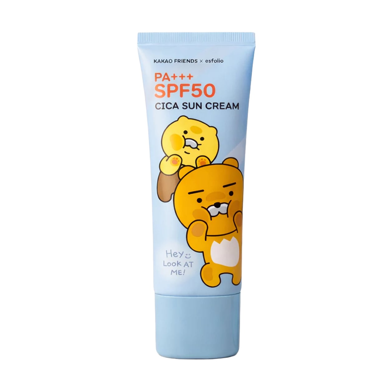 Сонцезахисний крем для обличчя Esfolio x Kakao Friends Look At Me! Cica Sun Cream SPF 50 PA+++, 30 г